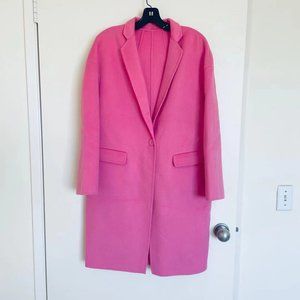 Max Mara No Label Wool Cashmere Silk Blend Coat